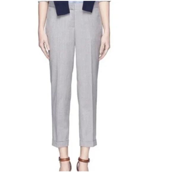 J. Crew Pants - J. Crew Cafe Capri Trouser Pants Womens Size 4 Gray Wool Corpcore Office Career